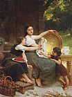 Emile Munier Les Confitures painting